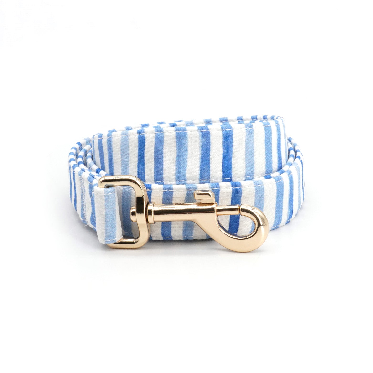 Nautical Blue Collar Leash Set