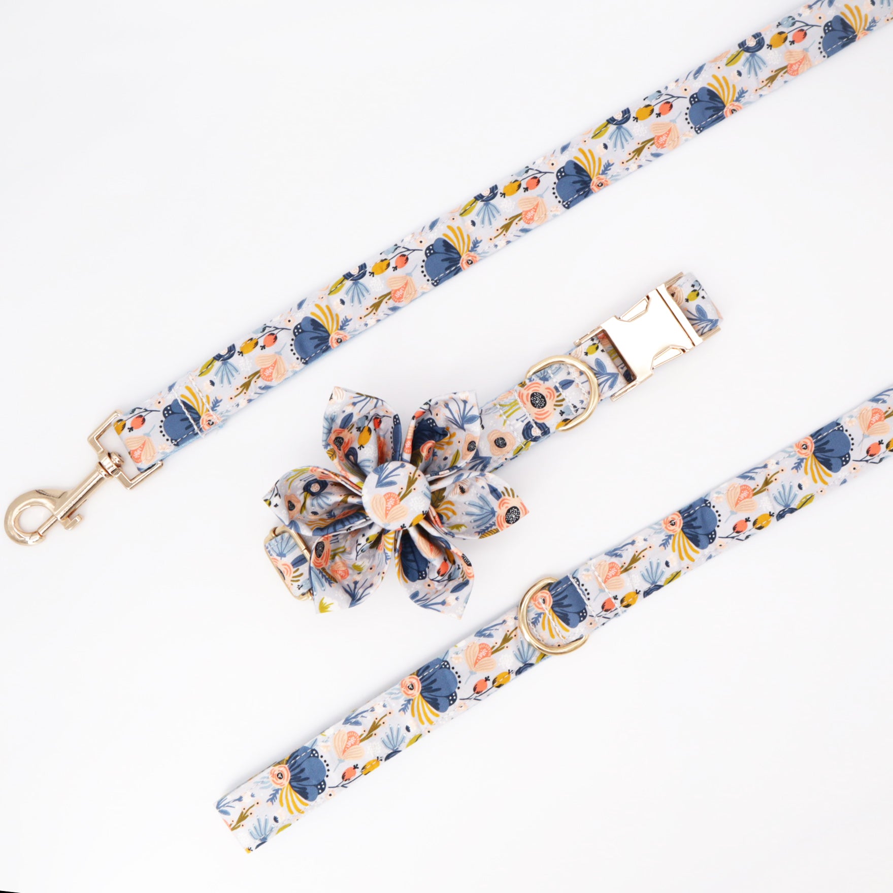 English Garden Collar Leash Set