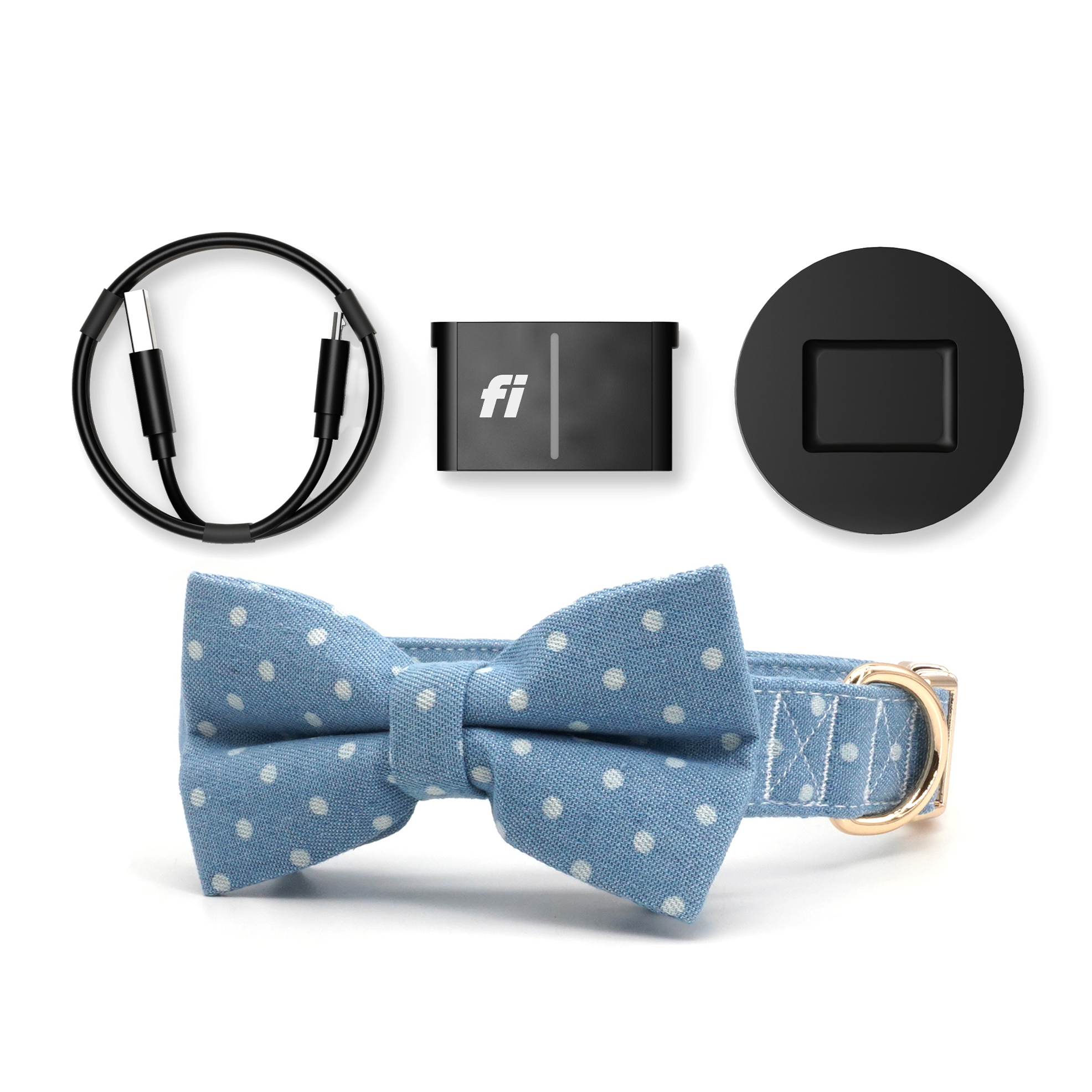 Fi Tracker + Dapper Dots Collar + 6 Month Subscription