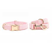 Pink Picnic Collar Leash Set